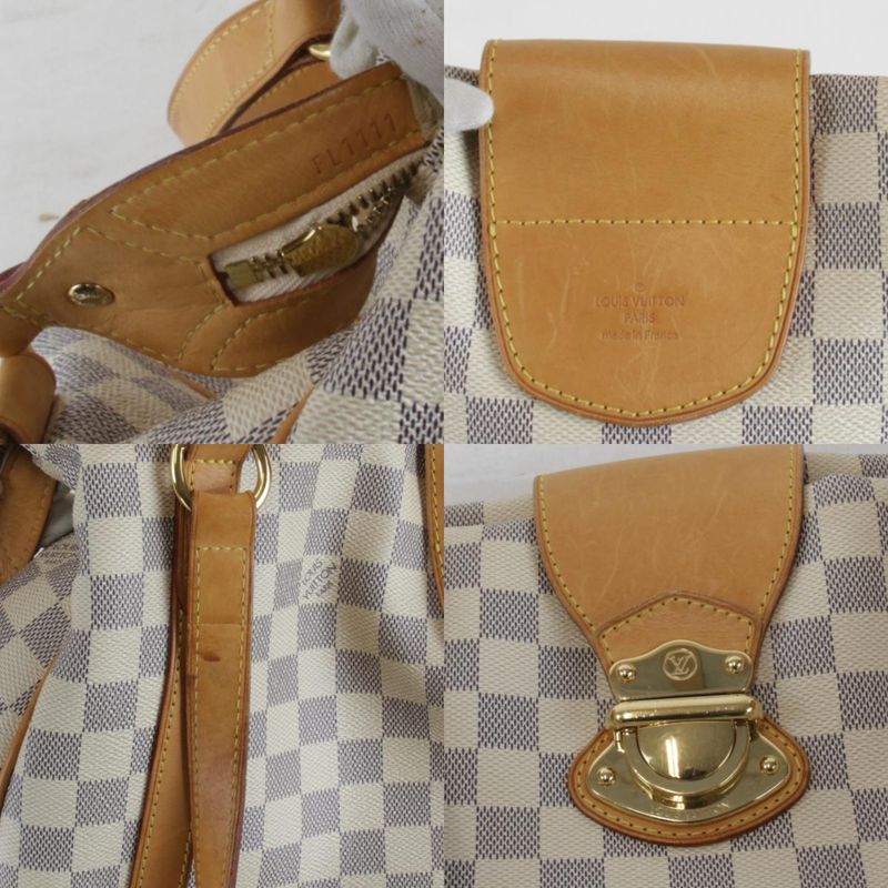 Louis Vuitton Stresa GM N42221 Shoulder Bag Damier Azure Canvas White