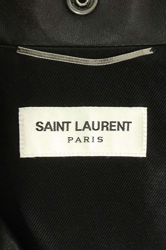 Saint Laurent Paris L01 484284 Yc2qo Classic Motorcycle Rider Scuff The Jacket