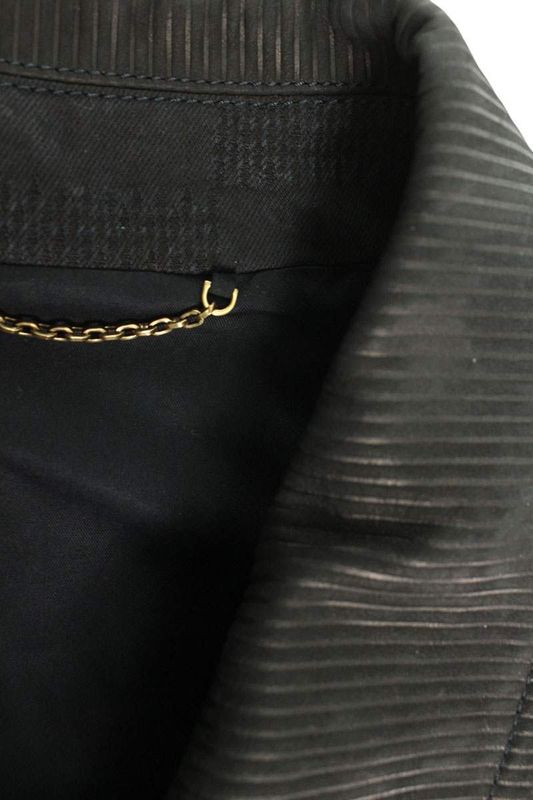 Louis Vuitton 24AW Rm242m MKD Hrb91w Leather Switched Damier Work Jacket