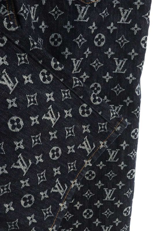 Louis Vuitton 24AW Rm242m UZD Hrd79w Monogram Skate Denim Pants Men's 29