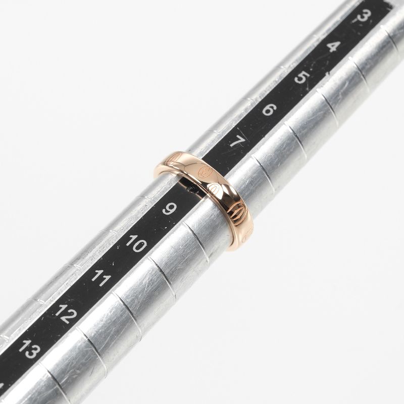 Cartier Happy Birthday 18K Pink Gold #8 Ladies 3.9g Ring