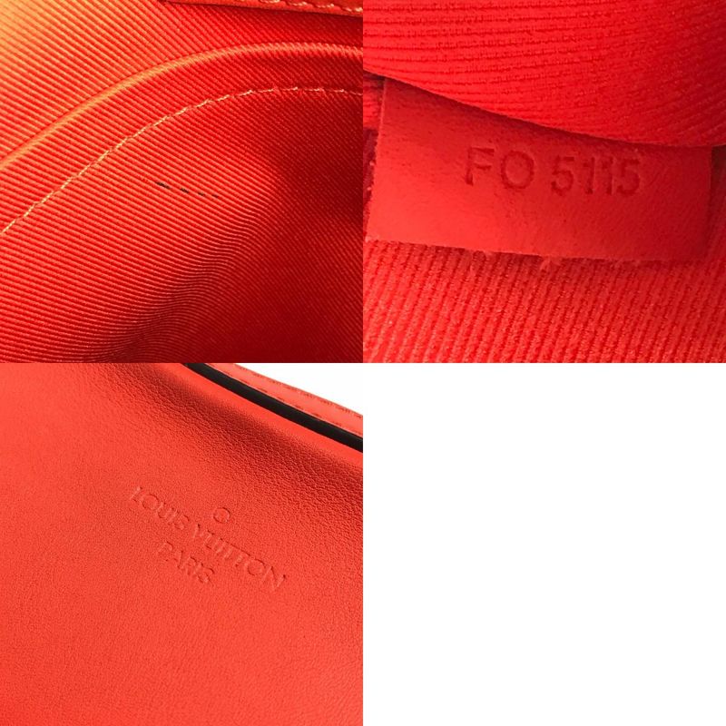 Louis Vuitton Shoulder Bag Pochette District N23356 Damier Infini Leather Magma