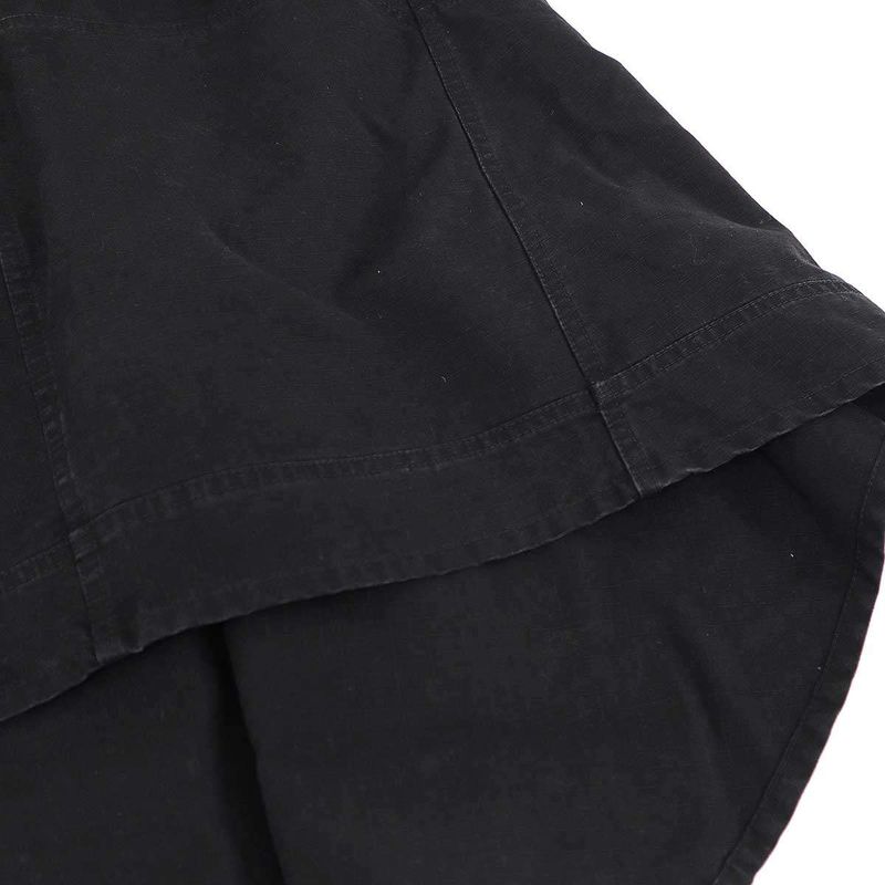 Balenciaga Ripstop Cargo Skirt 642176 Black 40