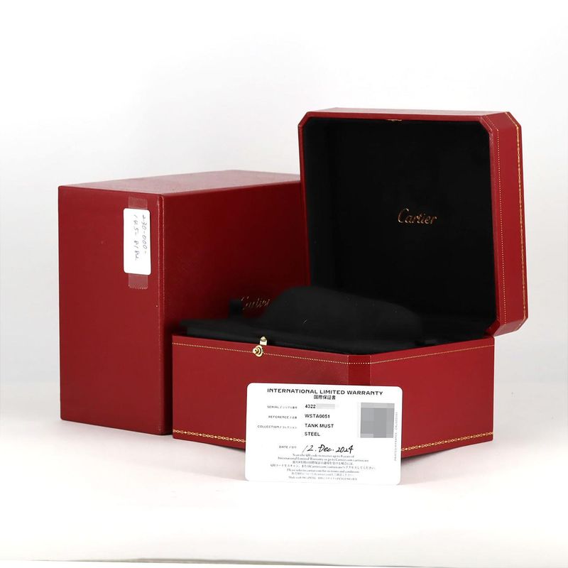 Cartier Tank Must SM Wsta0051 SS Quartz