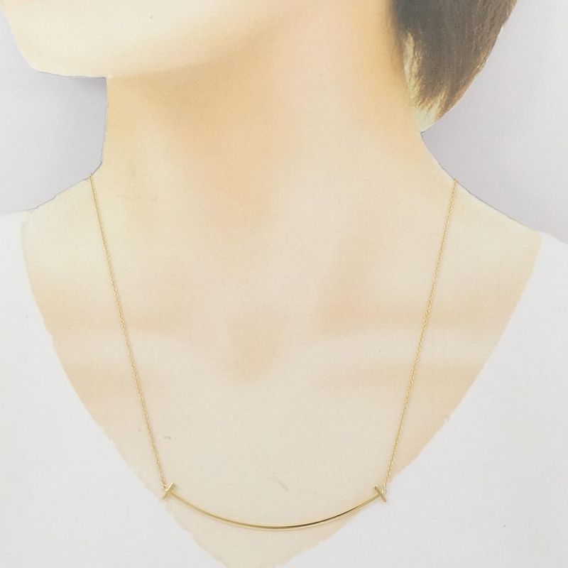 Tiffany & Co T-smile Large Necklace