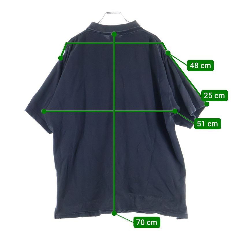 Balenciaga Laurel Classic S/S Laurel Classic Short-sleeved Polo Shirt Black