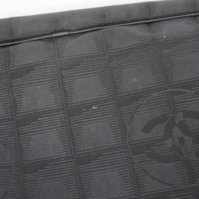 Chanel Handbag New Travel Nylon Black Cles Deuce