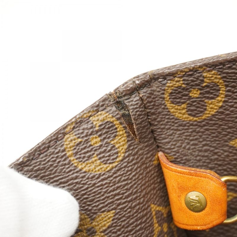 Louis Vuitton Tote Bag Monogram Sac Shopping M51108 Brown Ladies