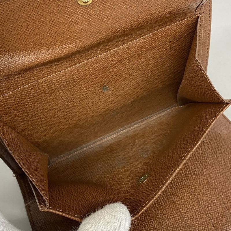 Louis Vuitton Trifold Wallet Monogram Porte-tresor Etui Papier M61202 Brown