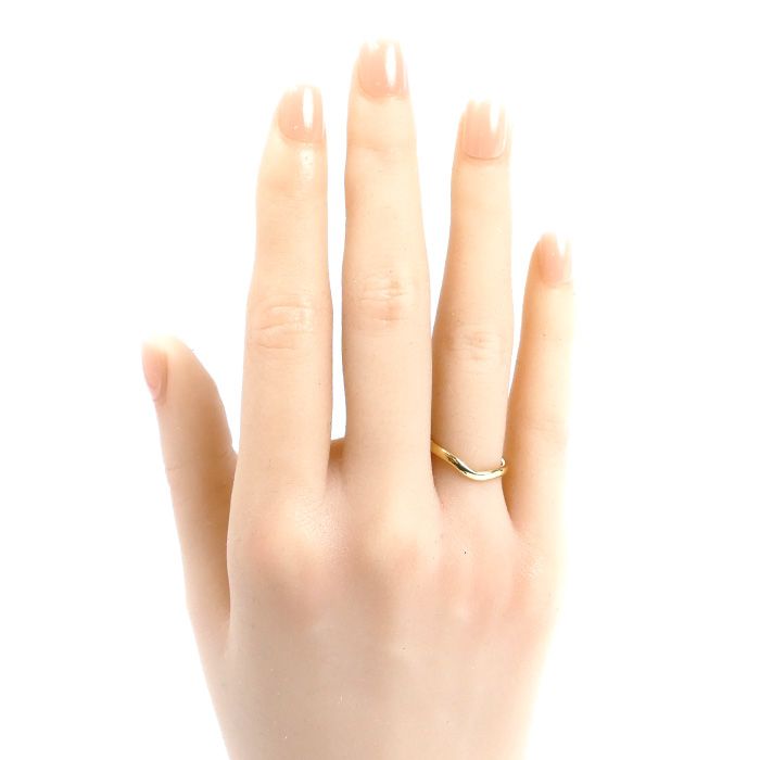 Tiffany & Co Tiffany & Co 18K Yellow Gold Yellow Gold Curved Band Ring Ring