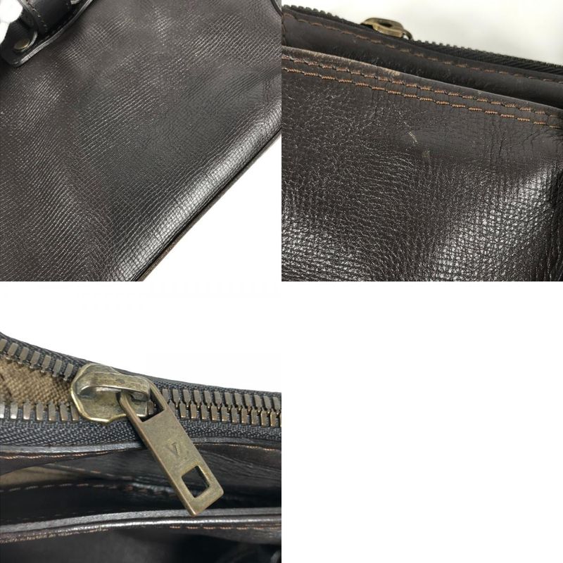 Louis Vuitton Kiowa Shoulder Bag M95453 Utah Leather Cafe Brown