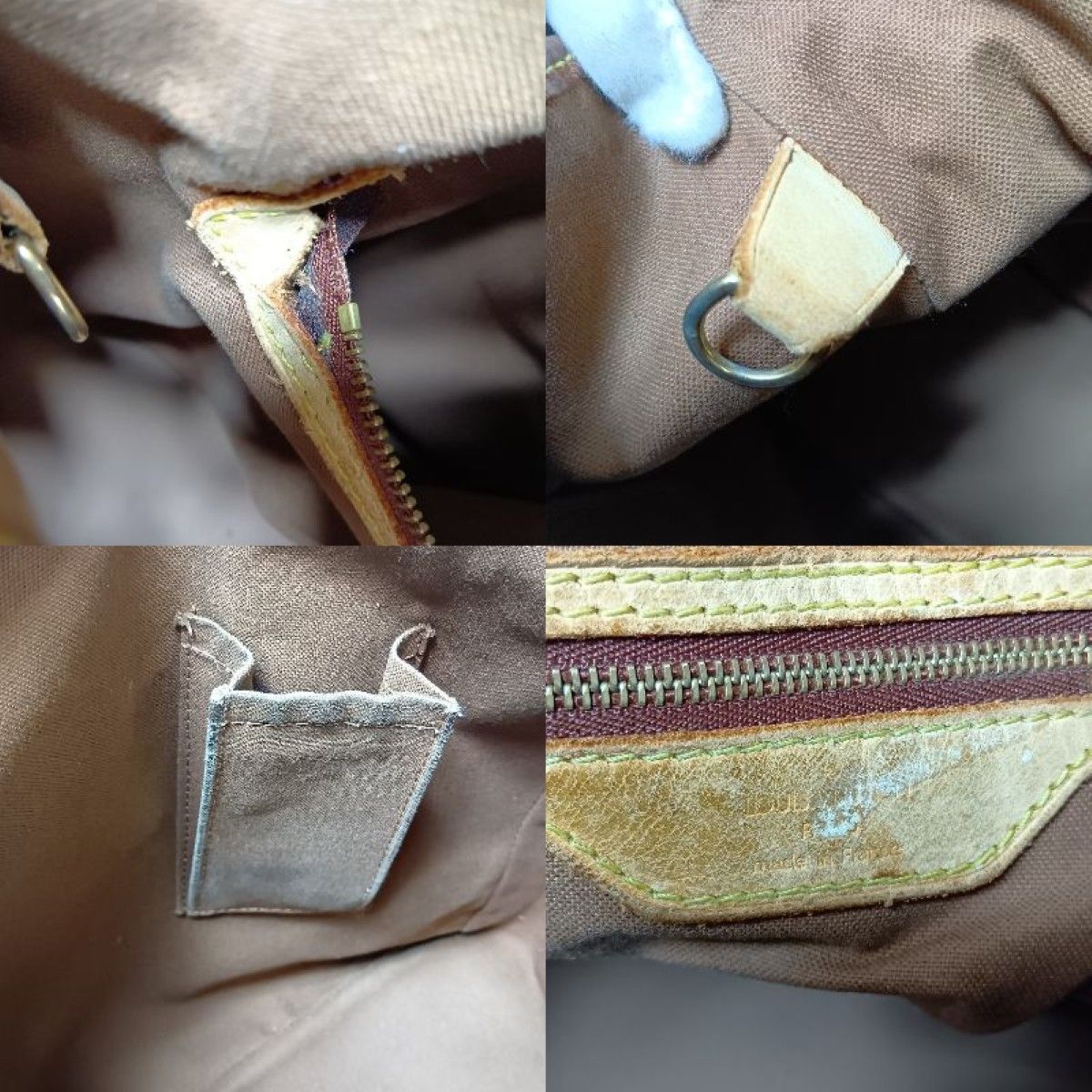 Louis Vuitton Monogram Batignolles Vertical Tote Shoulder Bag M51153 Brown