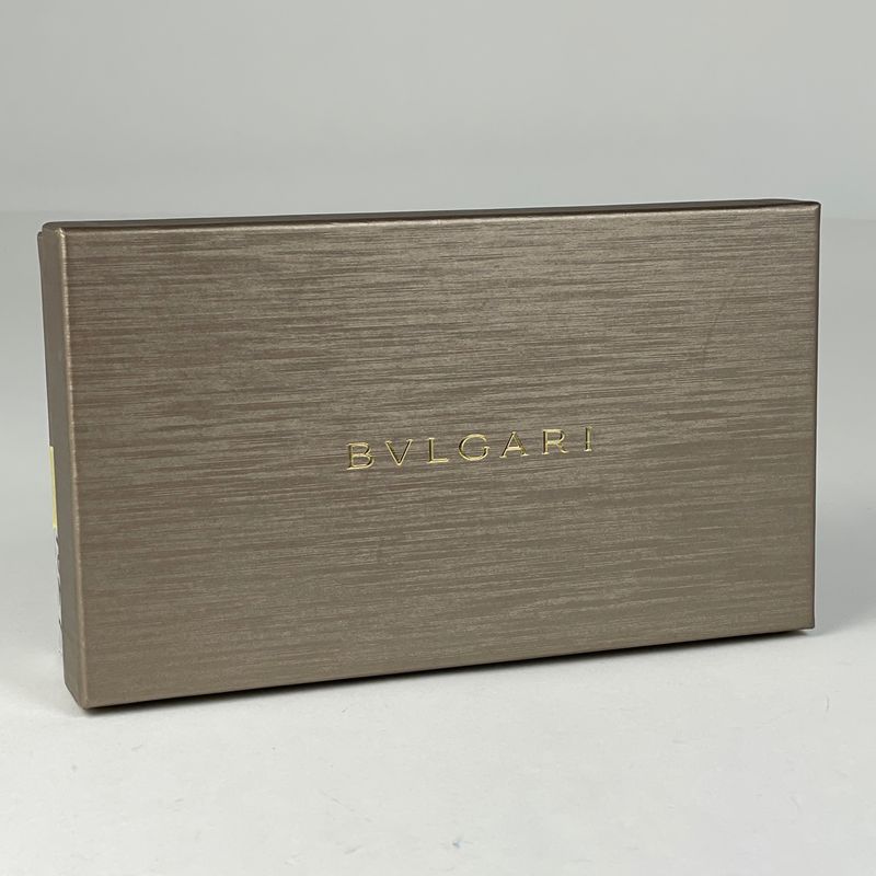 Bulgari Bvlgari Serpenti Fold Long Snake Wallet Leather Green Women