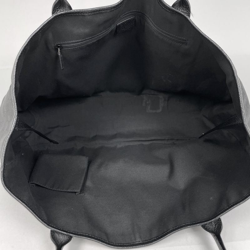 Gucci GG Pattern Tote Shoulder Bag Sherry Line Web Tote Bag Nylon Black 293589