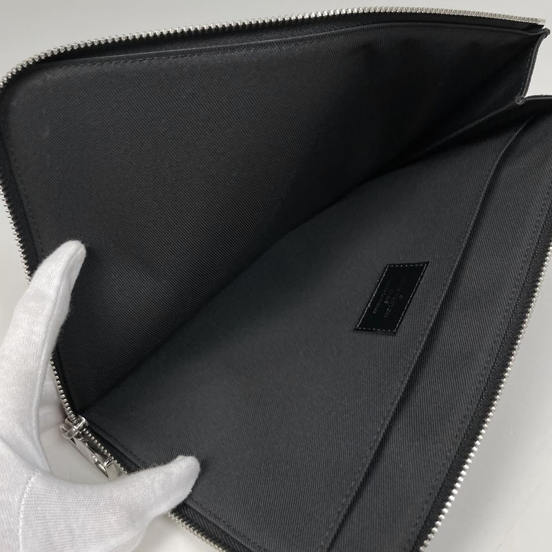 Louis Vuitton Pochette Jules PM Second Bag Pouch L-shape Zipper Clutch Bag