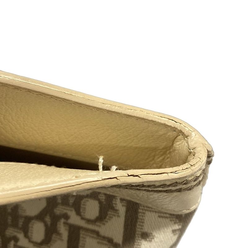 Dior/christian Dior Tote Bag Flowertrotter Ivory X Dark Brown X Multi Embroidery