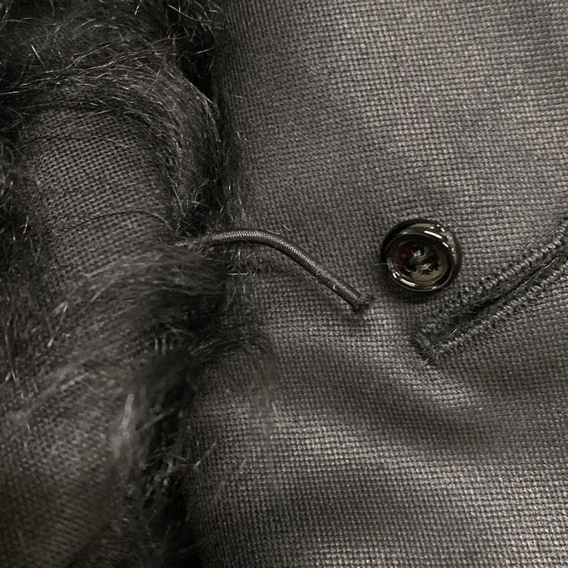 Bottega Veneta Coat Size 36 S Ladies - 677498 Black Long Sleeves Lamb Fur