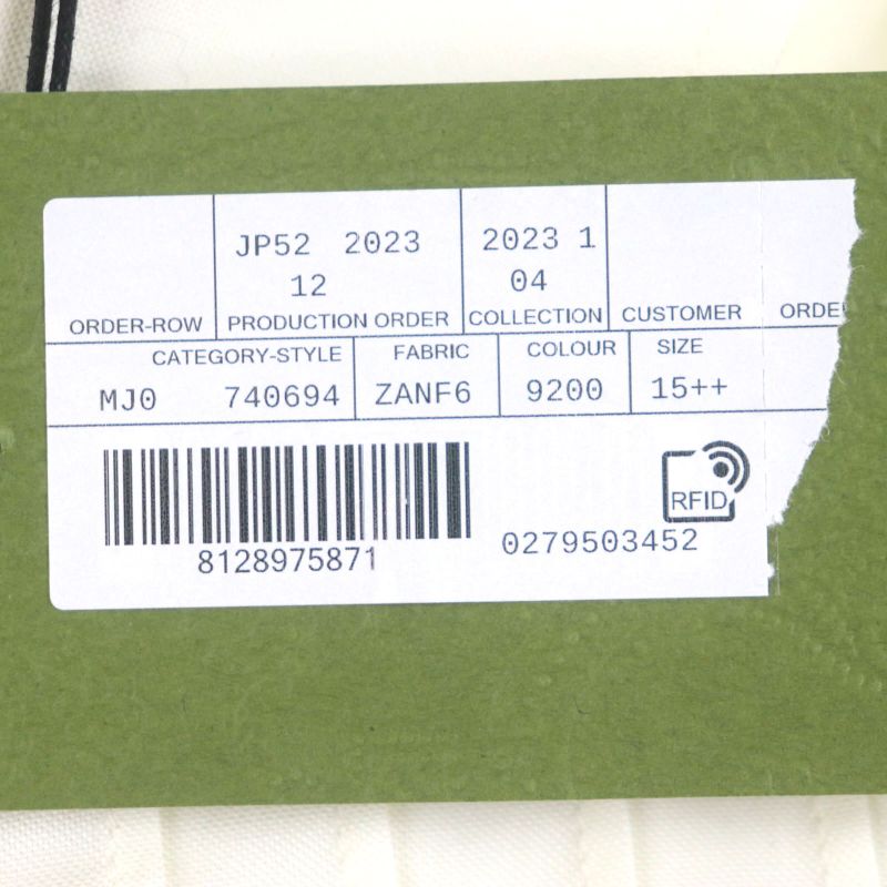 Gucci 740694 100% Cotton GG Marmont Embroidery Long Sleeve Long Sleeve Shirt