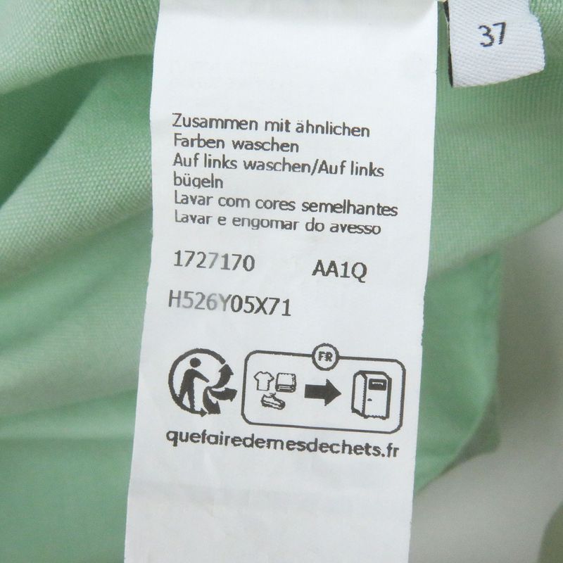 LOEWE H526y05x71 100% Cotton Anagram Embroidery Logo Embroidery Button Down