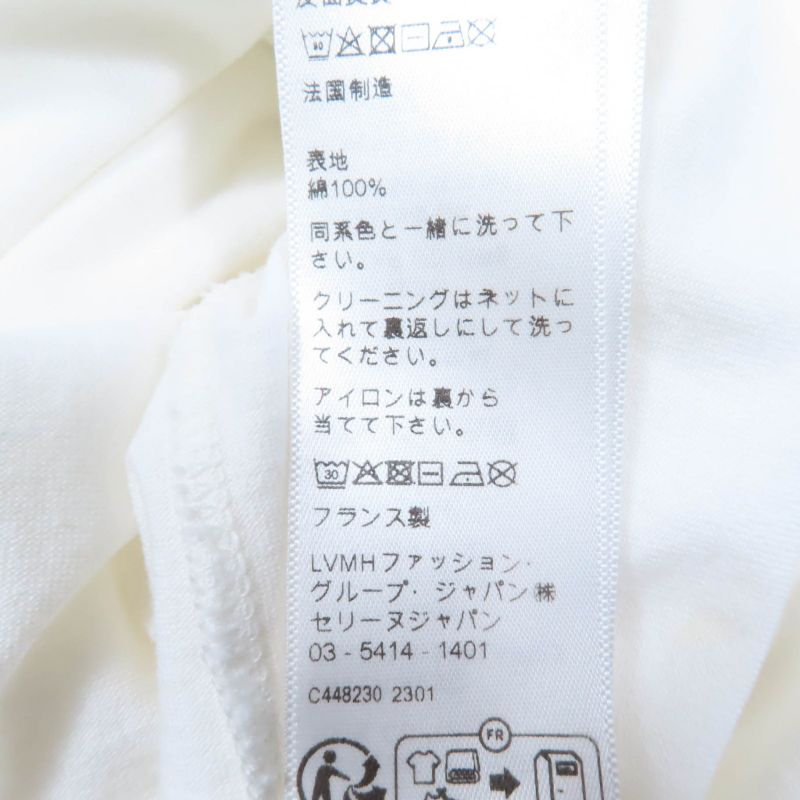 Celine 2x872671q 100% Cotton Eddy Period Celine Paris Triomphe Logo Print Crew