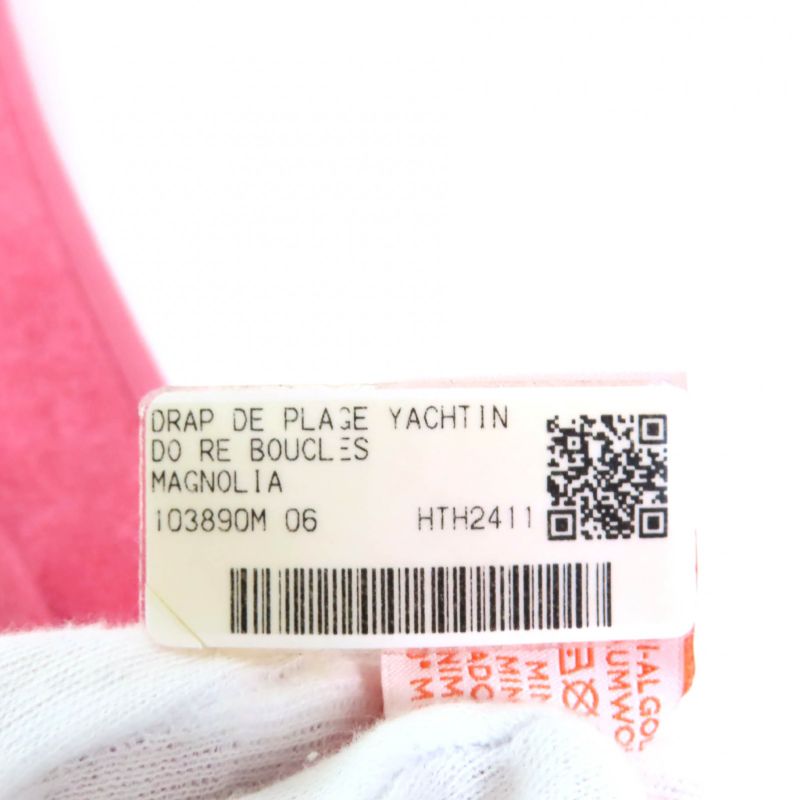 Hermes Yachting - Tattoo/de Le Buckle PM 100% Cotton Magnolia Fringed Beach