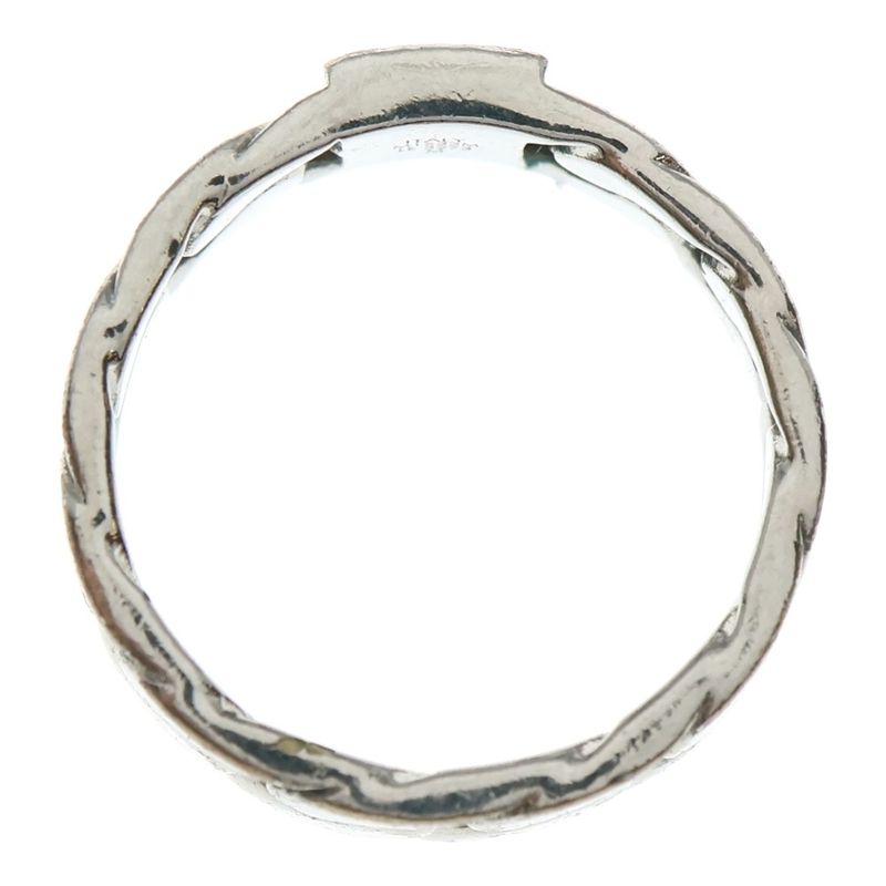 Louis Vuitton Mosaic Chain Ring Silver M1533m