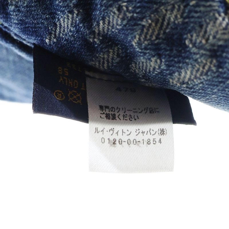 Louis Vuitton Damier Giant Wave Hat Bucket Hat Indigo Mp2734