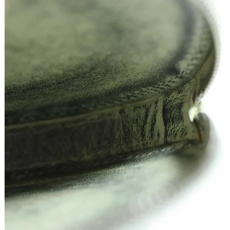 Celine Triomphe Coin Case Wallet Silver