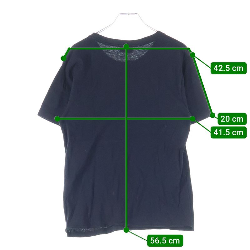 Saint Laurent Paris Logo T-shirt Logo Print Short Sleeve T-shirt Black 579020