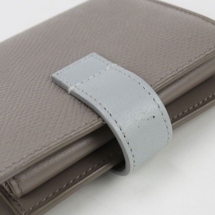 Celine Small Strap Wallet Bifold Leather Women