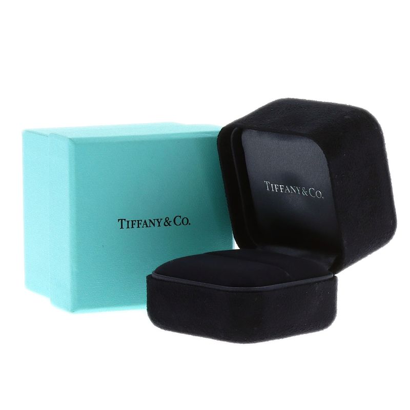 Tiffany & Co Soleste Cushion Cut Diamond E-vvs2-ex Ring Pt950 Ladies