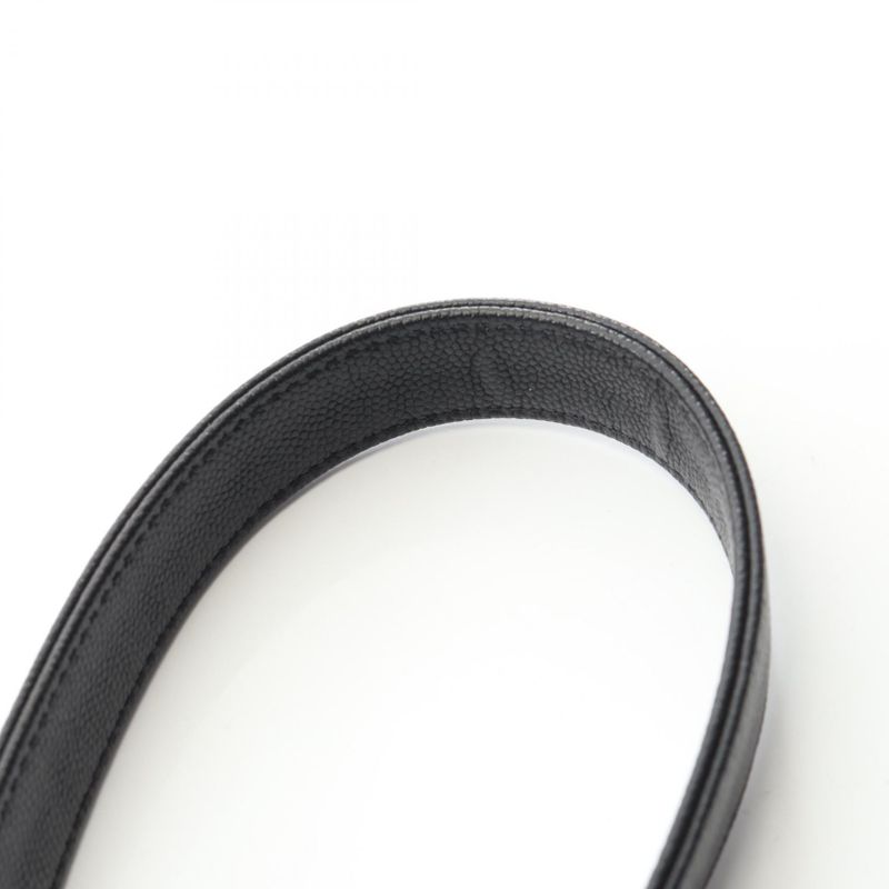 Chanel Shoulder Bag Deauville Black Caviar Skin (grained Calf) Deauville Logo