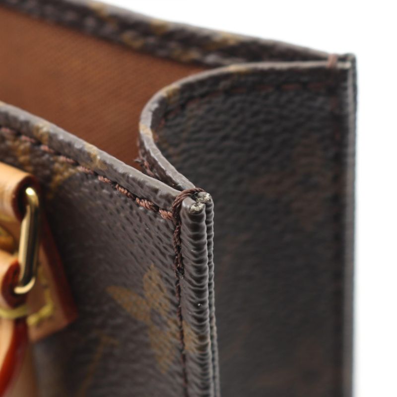 Louis Vuitton Handbag Petite Sac Pla Monogram M81295 PVC Coated Canvas Leather