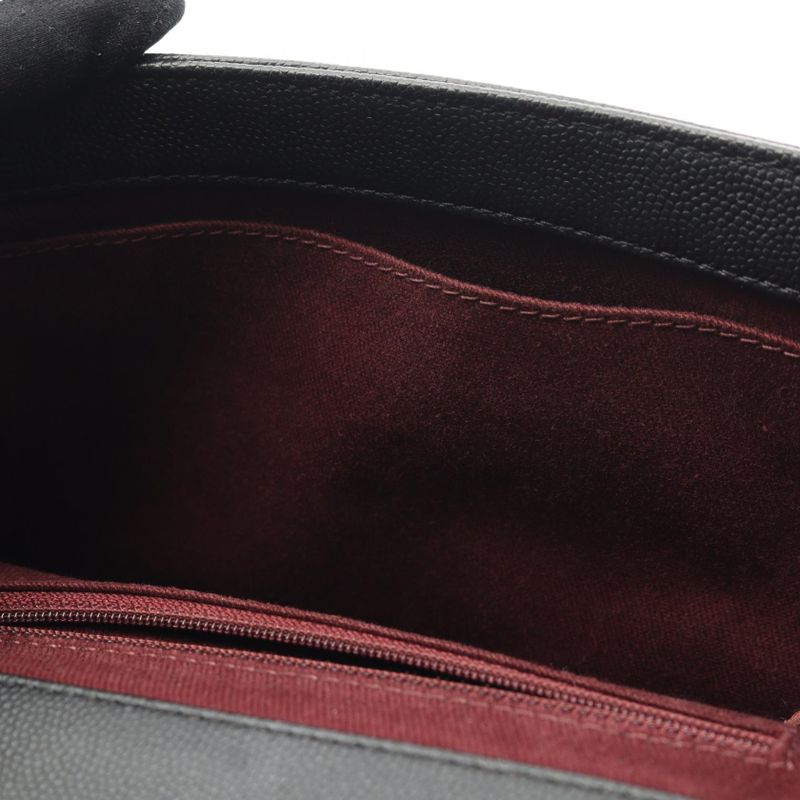 Chanel Shoulder Bag Business Affinity Matelasse Black Caviar Skin (grained