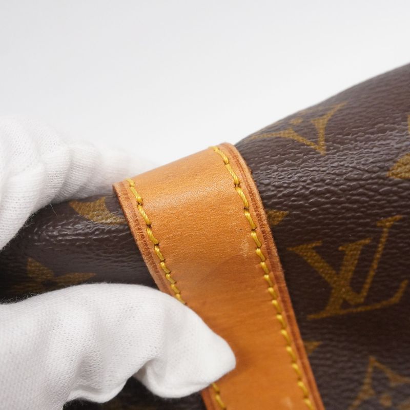 Louis Vuitton Boston Bag Monogram Keepall Bandoliere 50 M41416 Brown Men Women