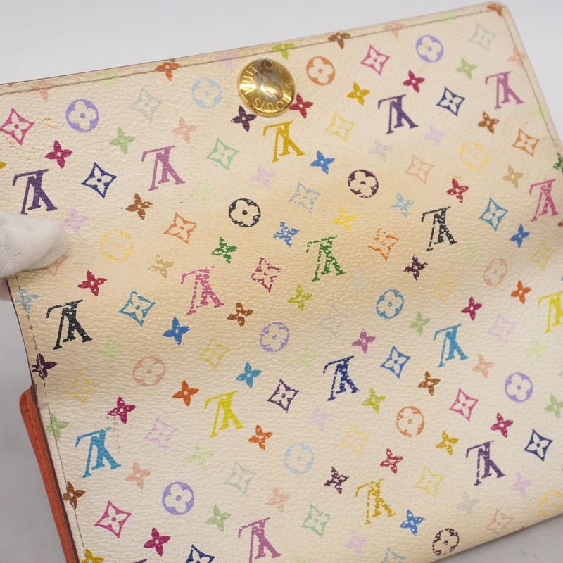 Louis Vuitton Long Wallet Monogram Multicolor Portefeuille Sarah M60272