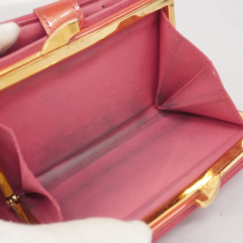 Louis Vuitton Wallet Vernis Porte Monnaie Viennois M9141f Framboise Ladies