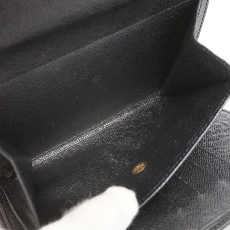 Louis Vuitton Trifold Wallet Epi Porte-tresor Etui Papier M63712 Noir Black Men