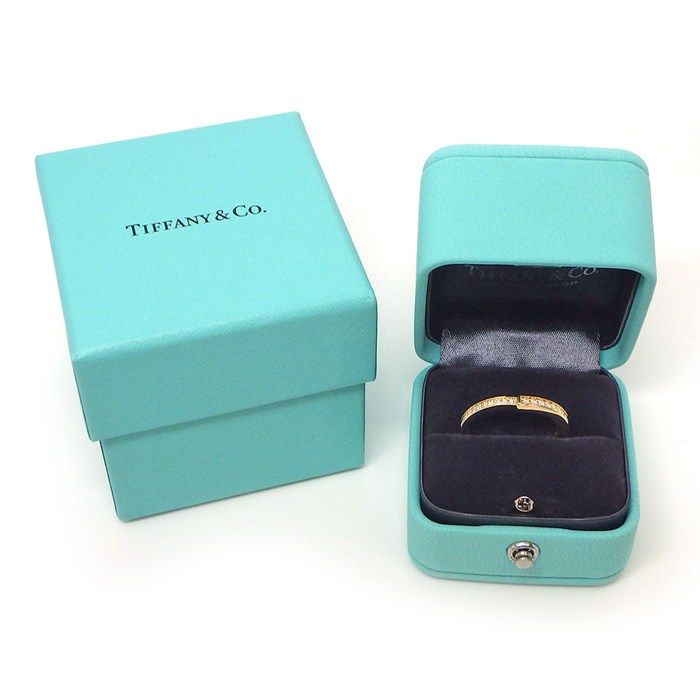 Tiffany & Co Tiffany & Co Ring Lock 72343816 Full Pavé Diamonds Total 0.38ct