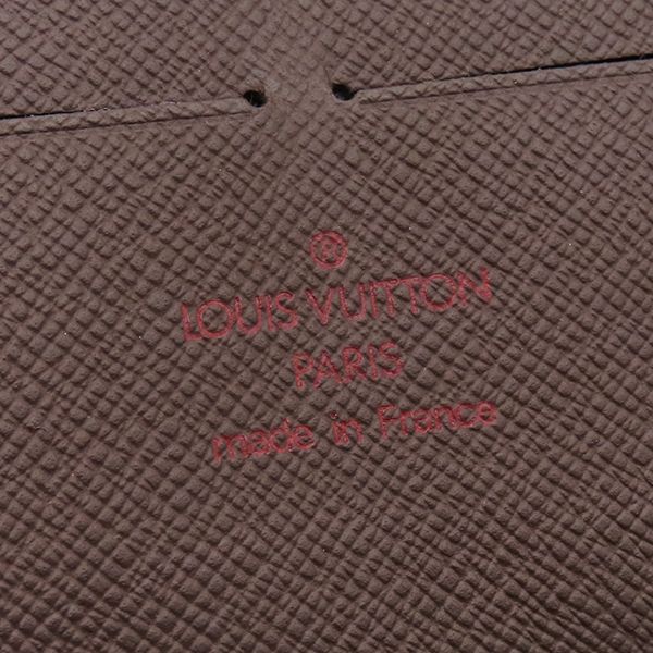 Louis Vuitton Long Wallet Zippy Organizer Damier Canvas Ebène Gold Hardware