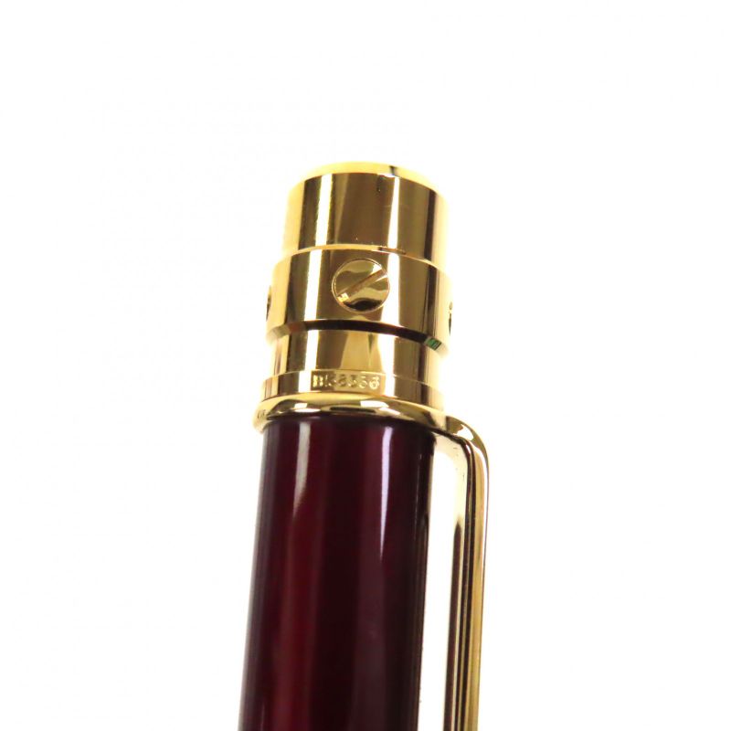 Cartier Santos de Cartier Ballpoint Pen with Logo Engraving Twist Closure