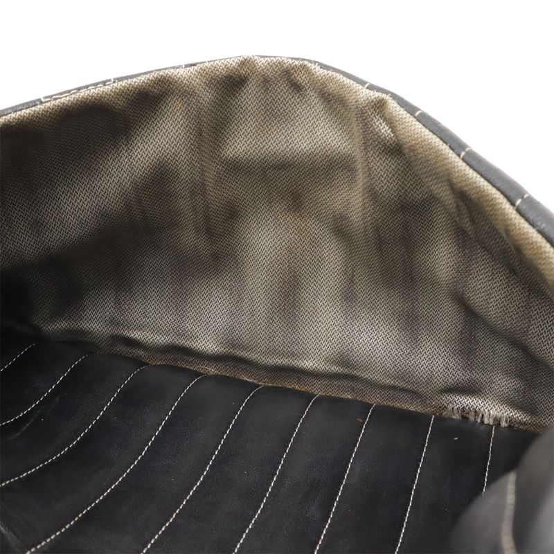 Chanel New Mademoiselle Tote Bag Shoulder Bag Chain Shoulder Leather Black