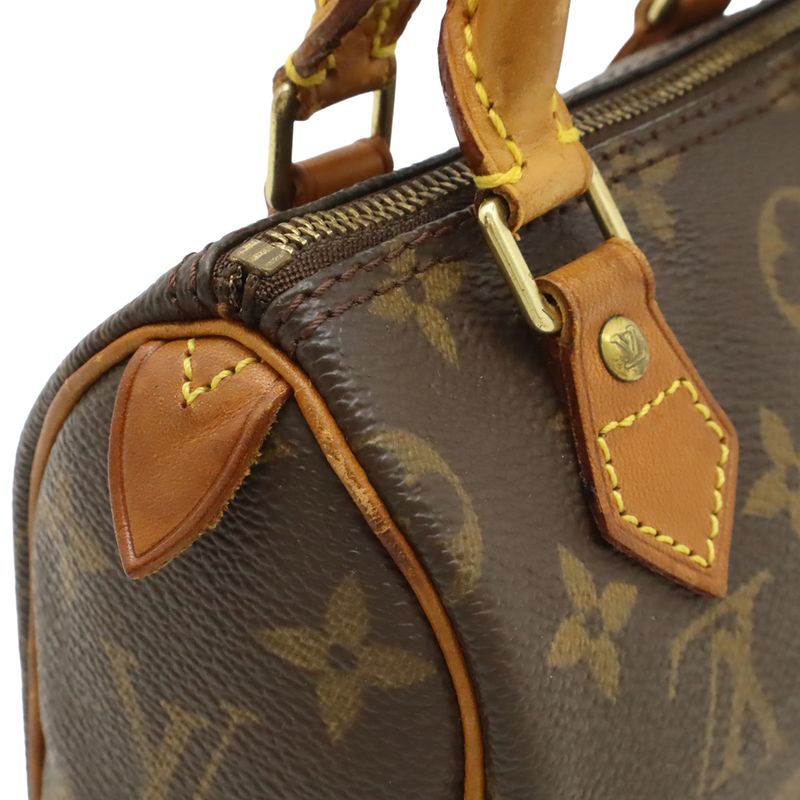 Louis Vuitton Monogram Mini Speedy Handbag Mini Bag Pouch Small Bag M41534
