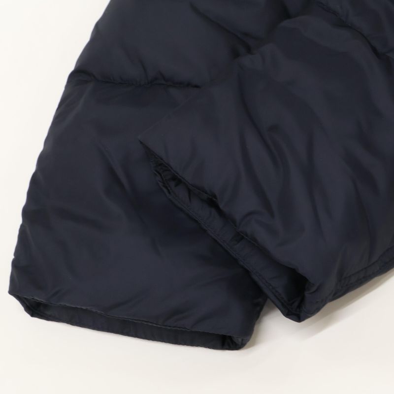 Prada Official 29e117 R212 Triangle Plate Sheepskin Fur Hooded Down