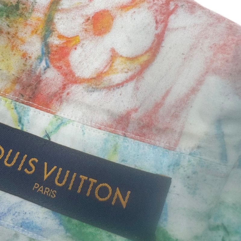 Louis Vuitton 21ss Pastel Monogram S Shirt Pastel Monogram Short Sleeve Shirt