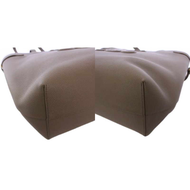 Celine 24SS Medium Cabas Anais Cuir Triomphe Tote Handbag Grey KH - OH