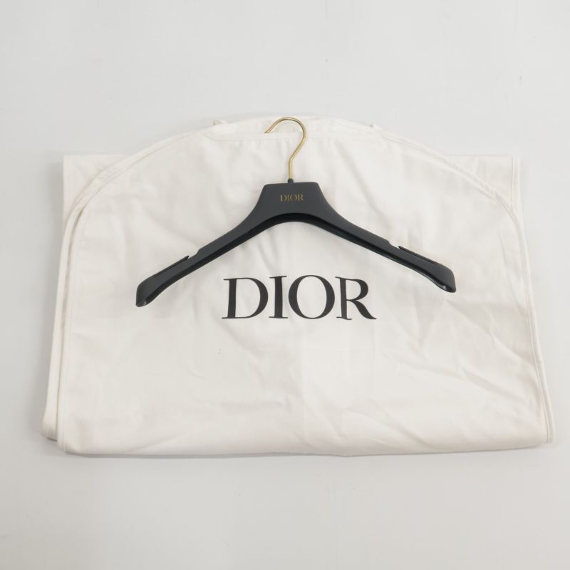 Christian DIOR Official 250m63a1116 Wool Buttonless Belted Long Gown