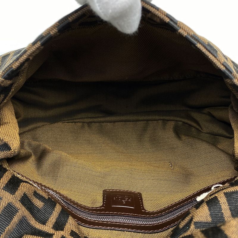 Fendi Zucca Pattern Shoulder Bag Mamma Bucket One Shoulder Handbag Shoulder Bag