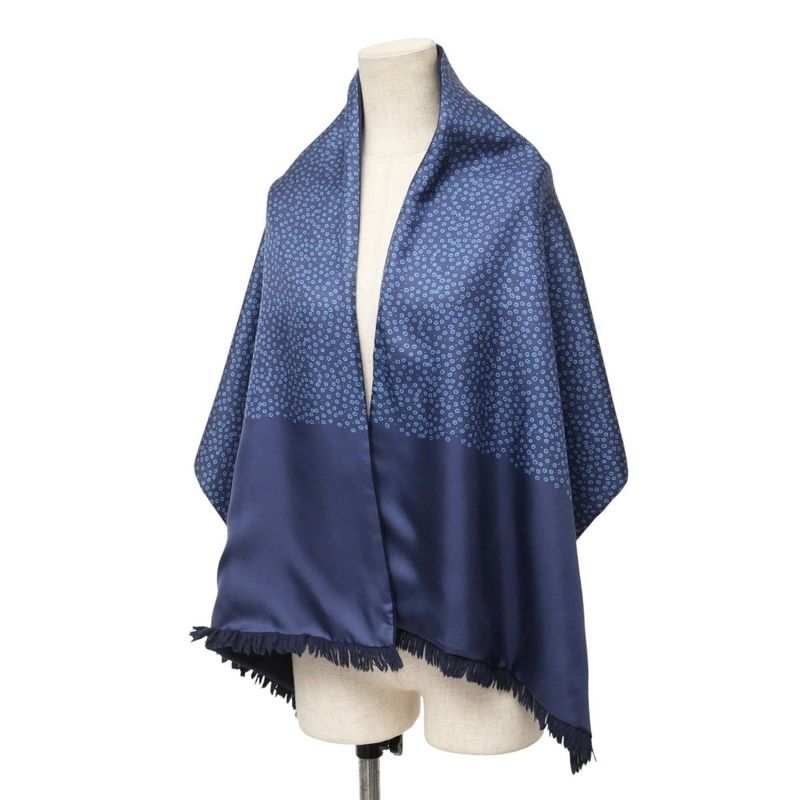 Hermes Scarf Silk And Angora Dotted Fringe Shawl 20251113 Ra6522