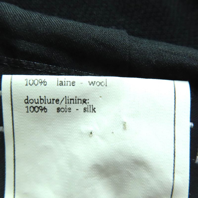 CHANEL Boutique CHANEL Boutique Vintage 96P P06431 Wool Silk Coco Mark Button